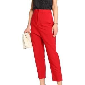 BOGO50% MARNI Cropped Woven Tappered Pantalone
